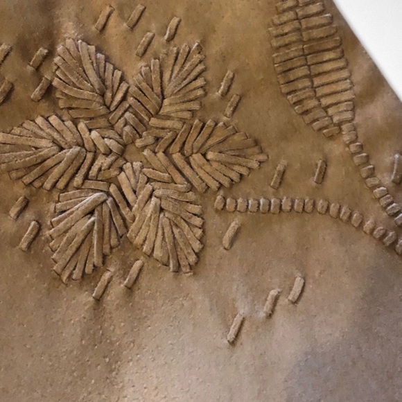 Suede Kenneth Cole Luxury Bohemian Style Pants,  6 (NWT) & 12 (NWOT) - Picture 3 of 16